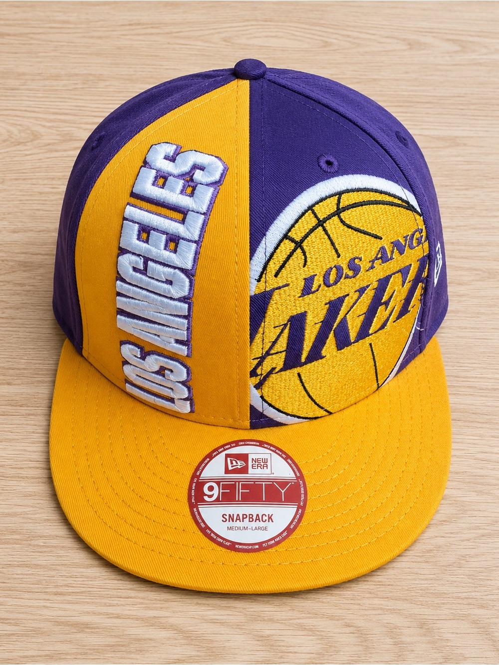 New Era Los Angeles Lakers Purple & Gold Snapback Hat
